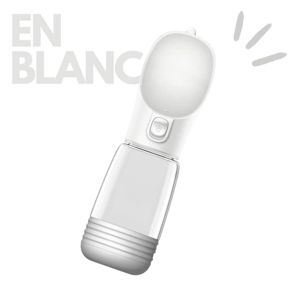 réserve portable pour chien en blanc Keleby