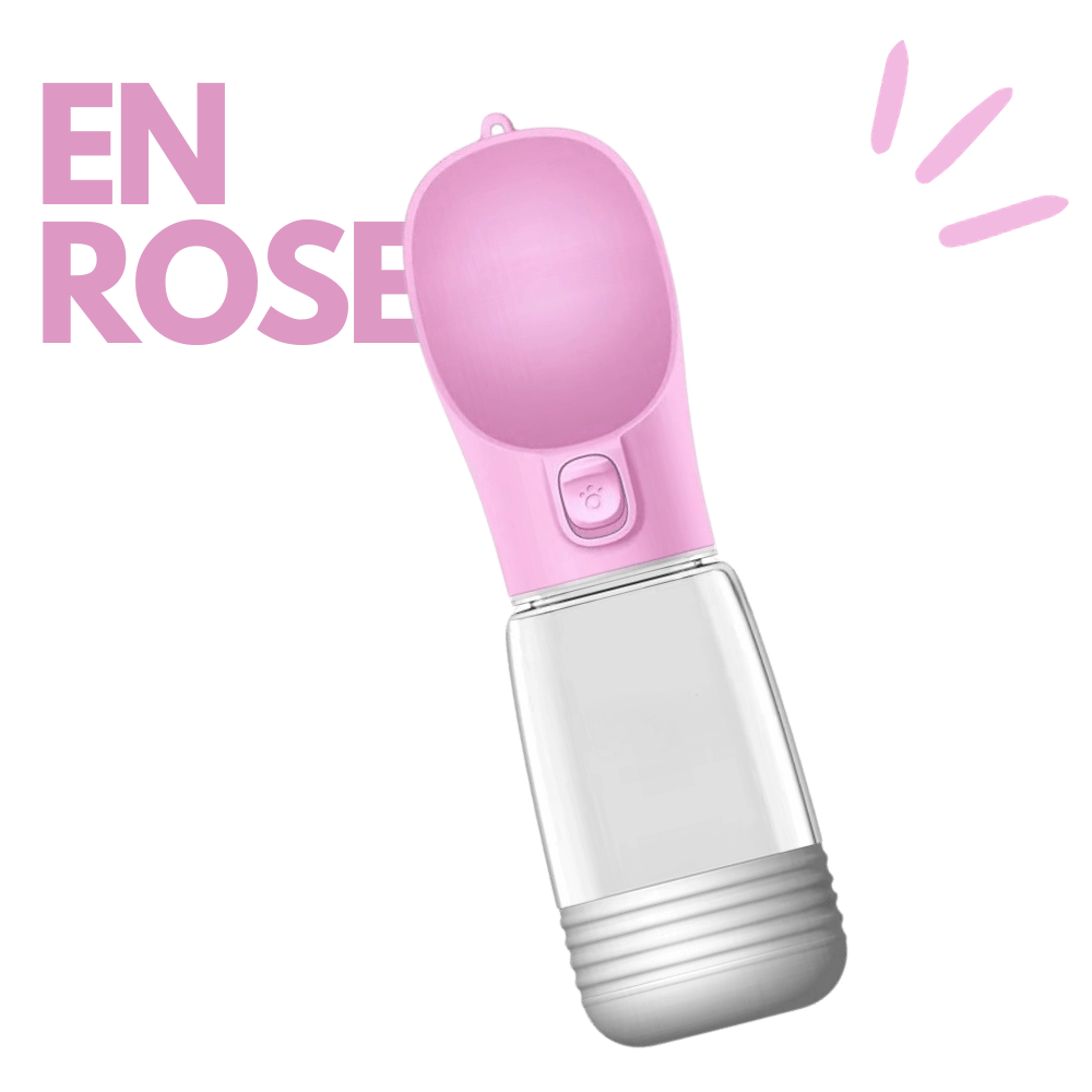 réserve portable pour chien en rose Keleby