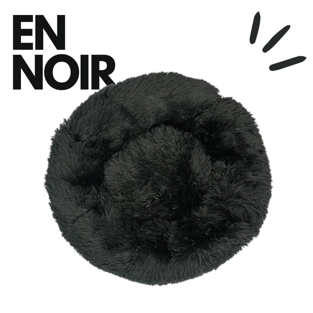 coussin confortable pour chien en noir Keleby