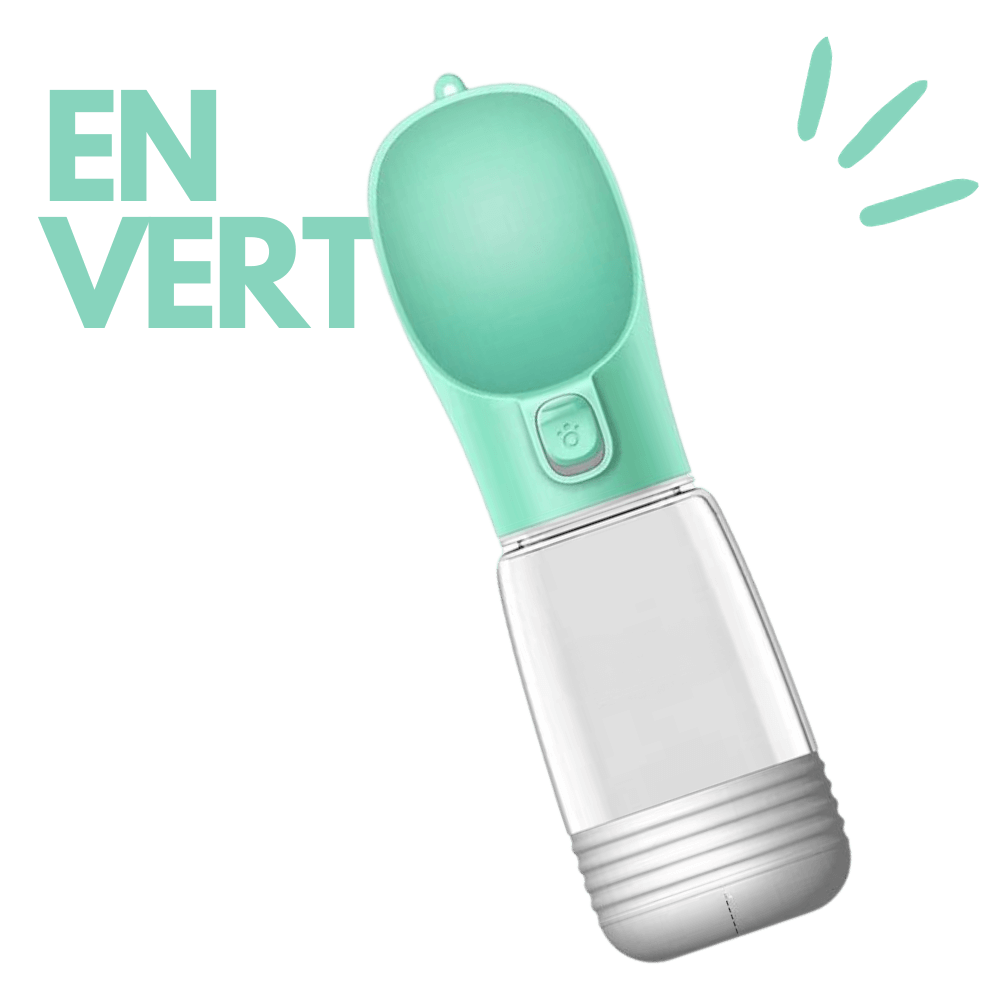 réserve portable pour chien en vert Keleby